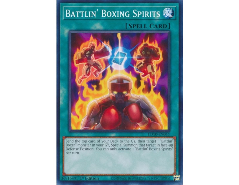 Battlin' Boxing Spirits (LD10-EN045) - 1st Edition