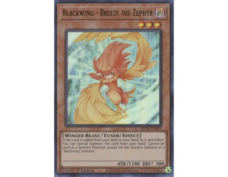 Blackwing - Breeze the Zephyr (BLCR-EN061) - 1st Edition