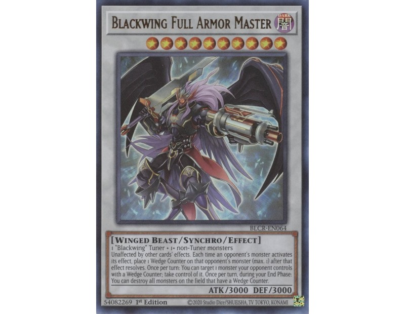 Blackwing Full Armor Master (BLCR-EN064) - 1st Edition