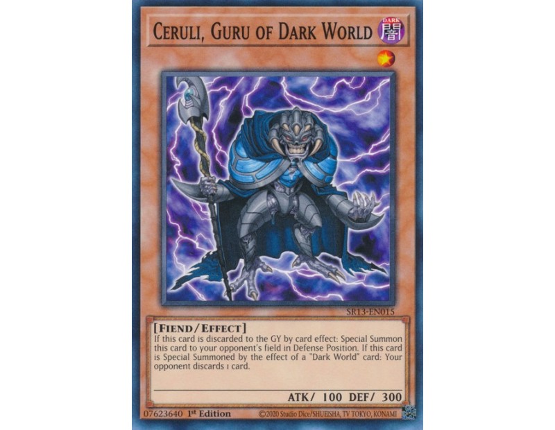 Ceruli, Guru of Dark World (SR13-EN015) - 1st Edition