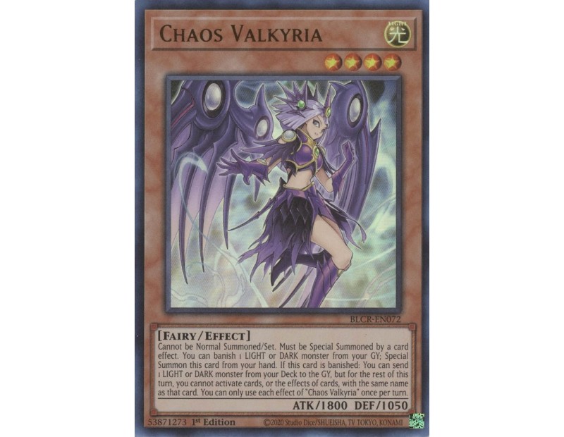 Chaos Valkyria (BLCR-EN072) - 1st Edition