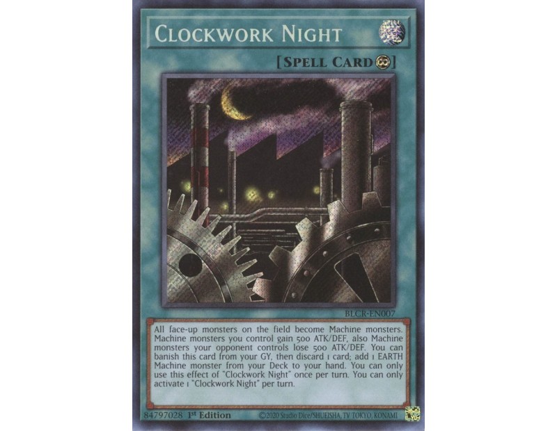 Clockwork Night (BLCR-EN007) - 1st Edition