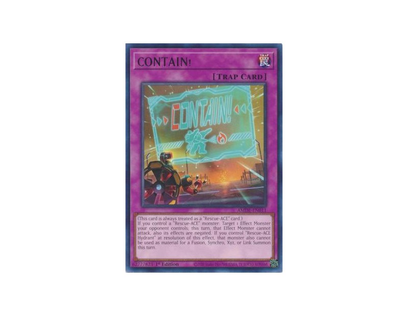 CONTAIN! (AMDE-EN011) - 1st Edition