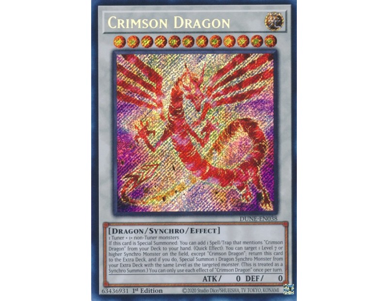 Crimson Dragon (DUNE-EN038) - 1st Edition