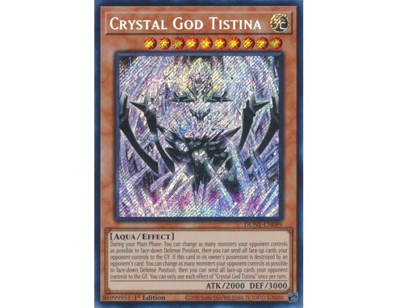 Crystal God Tistina (DUNE-EN089) - 1st Edition