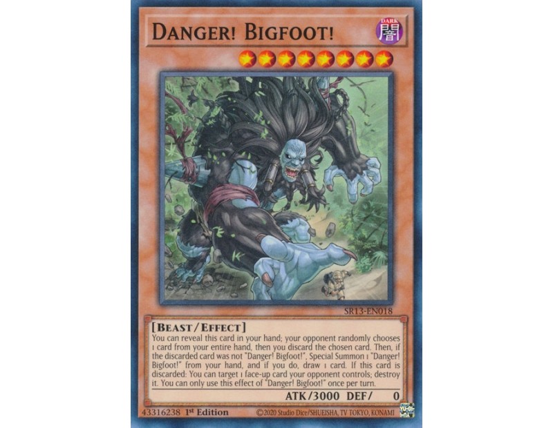 Danger! Bigfoot! (SR13-EN018) - 1st Edition