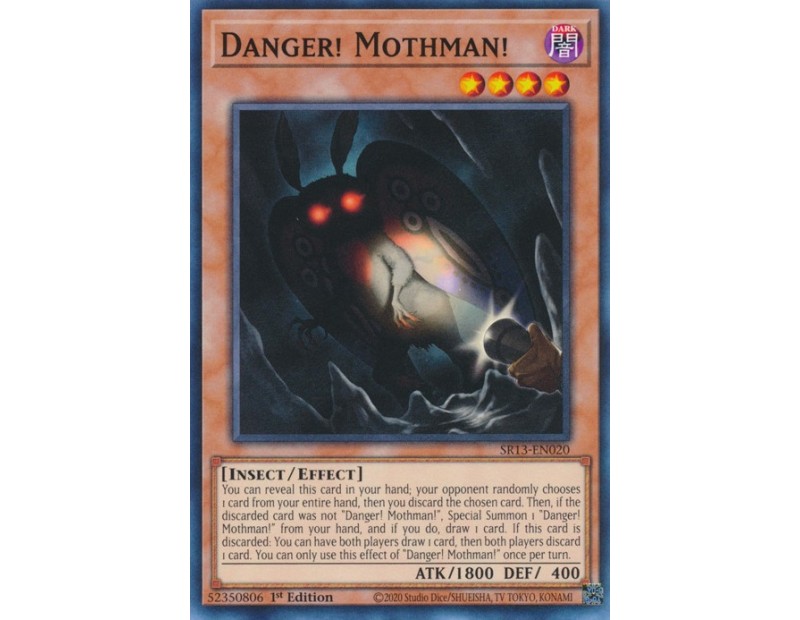 Danger! Mothman! (SR13-EN020) - 1st Edition