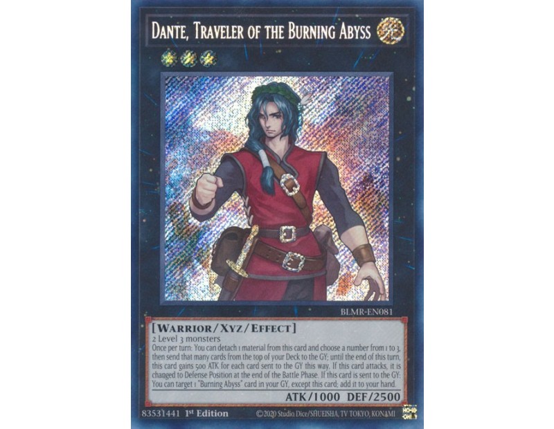 Dante, Traveler of the Burning Abyss (BLMR-EN081) - 1st Edition