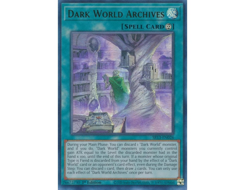 Dark World Archives (SR13-EN026) - 1st Edition