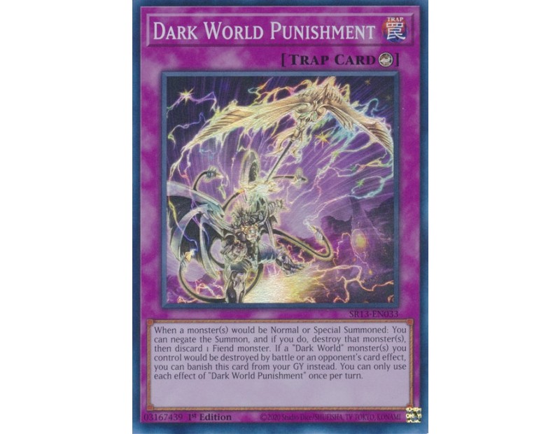 Dark World Punishment (SR13-EN033) - 1st Edition