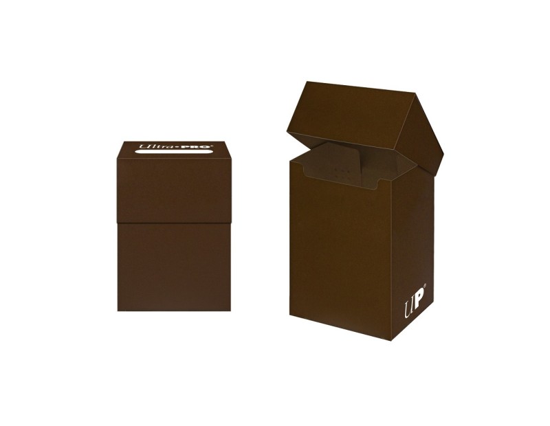 Deck Box Solid - Brown (Ultra Pro)