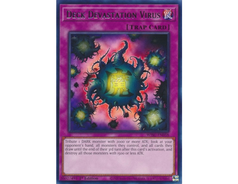 Deck Devastation Virus (WISU-EN058) - 1st Edition