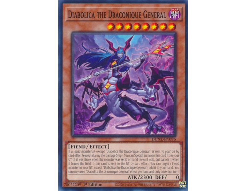 Diabolica the Draconique General (DUNE-EN096) - 1st Edition