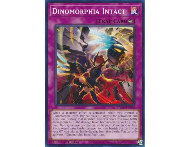 Dinomorphia Intact (CYAC-EN076) - 1st Edition