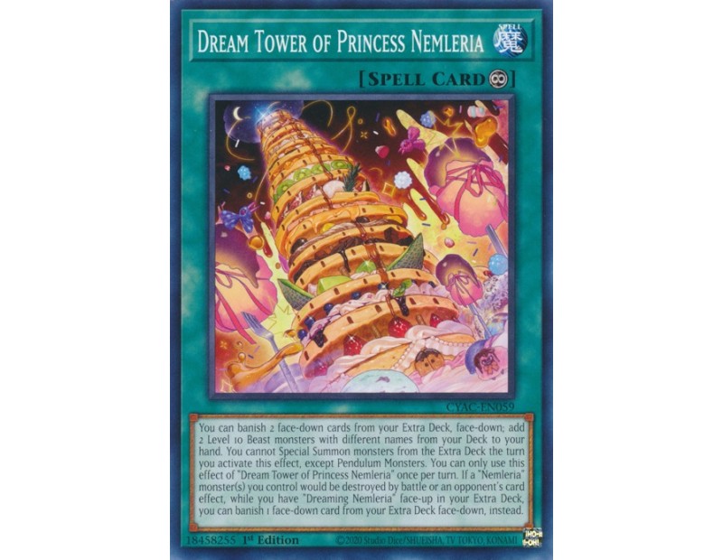 Dream Tower of Princess Nemleria (CYAC-EN059) - 1st Edition