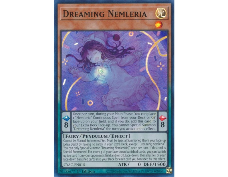 Dreaming Nemleria (CYAC-EN015) - 1st Edition