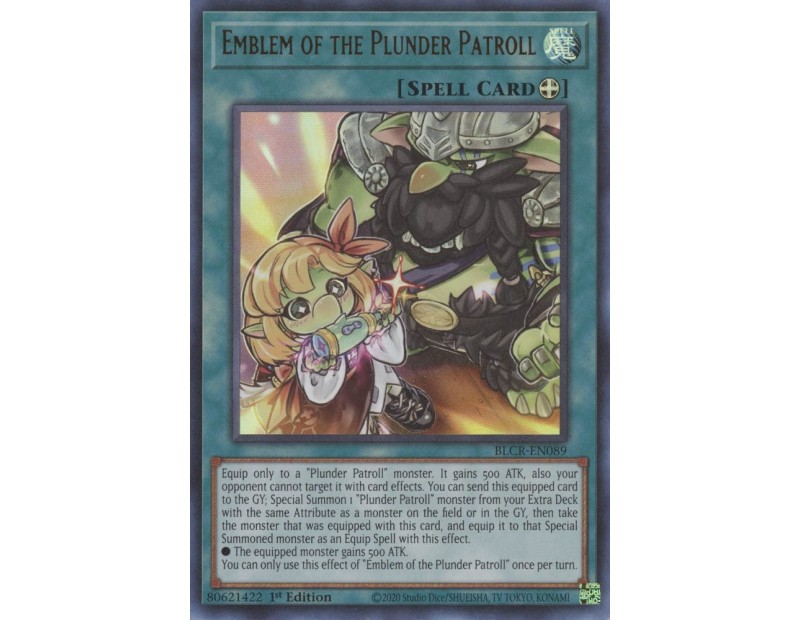 Emblem of the Plunder Patroll (BLCR-EN089) - 1st Edition