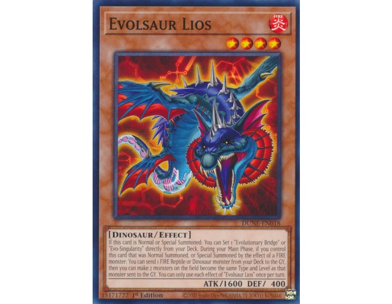 Evolsaur Lios (DUNE-EN018) - 1st Edition