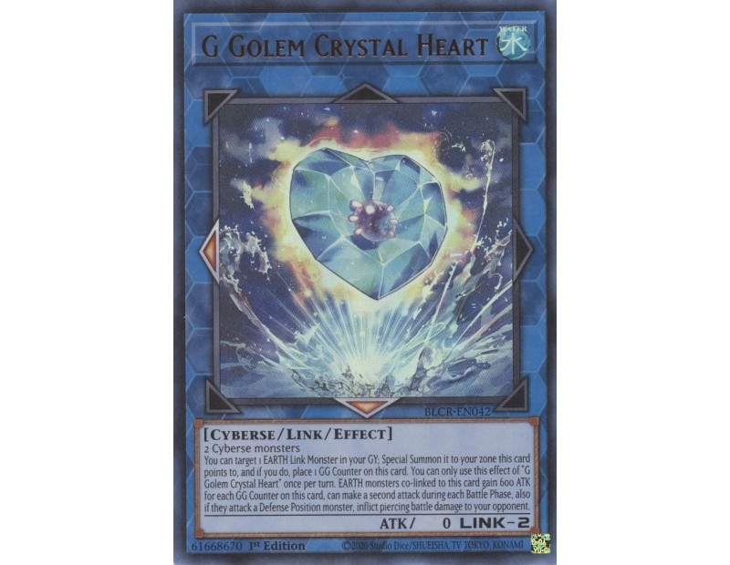 G Golem Crystal Heart (BLCR-EN042) - 1st Edition