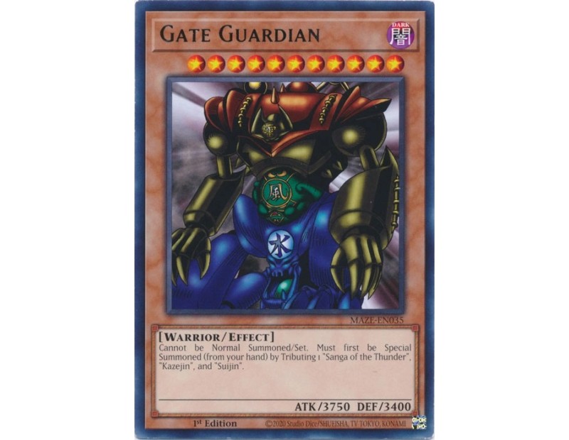 Gate Guardian (MAZE-EN035) - 1st Edition