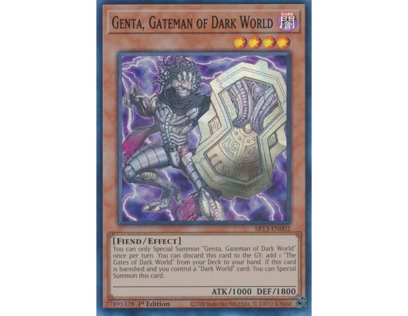 Genta, Gateman of Dark World (SR13-EN002) - 1st Edition