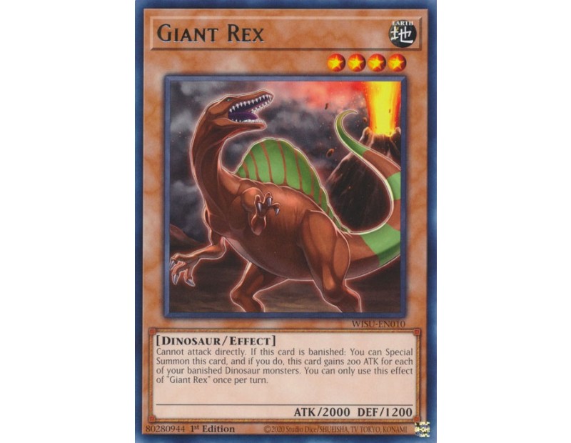 Giant Rex (WISU-EN010) - 1st Edition