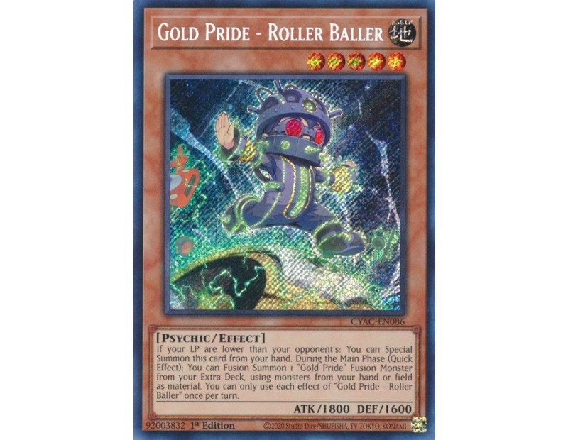 Gold Pride - Roller Baller (CYAC-EN086) - 1st Edition