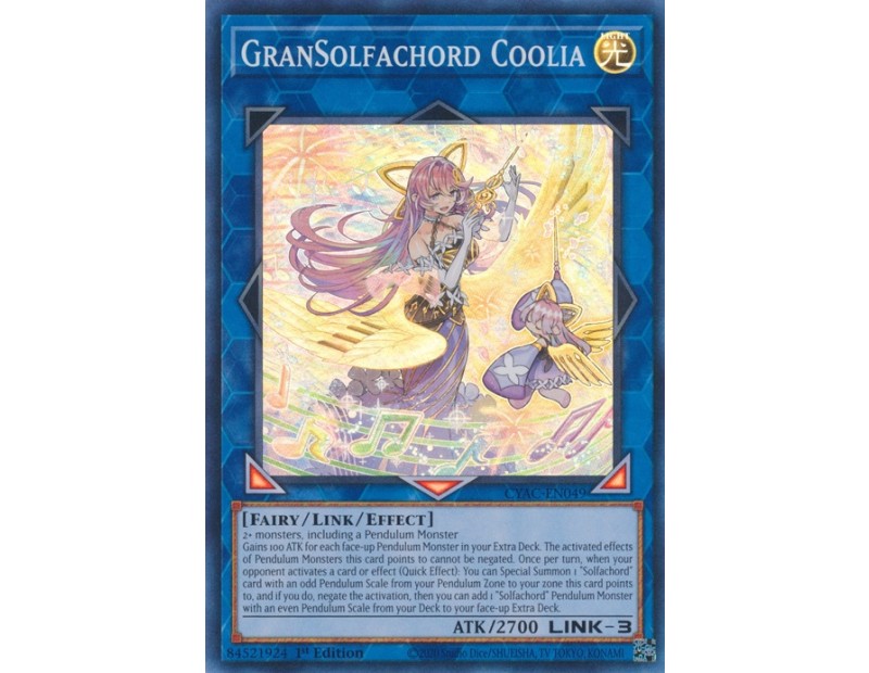 GranSolfachord Coolia (CYAC-EN049) - 1st Edition