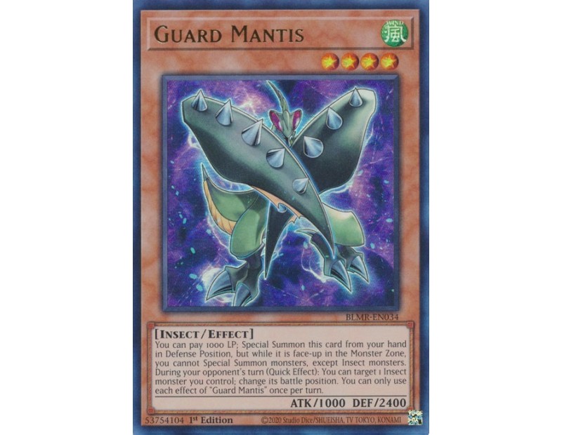 Guard Mantis (BLMR-EN034) - 1st Edition