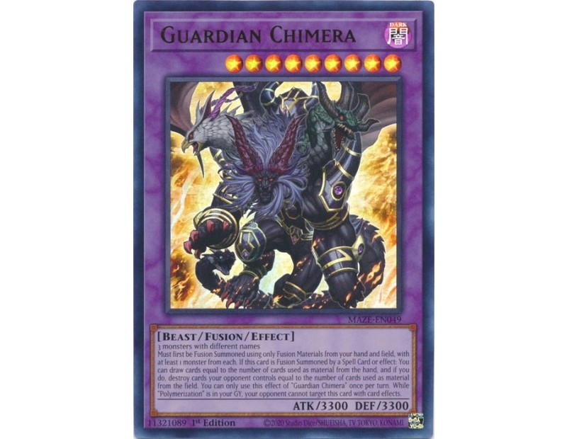 Guardian Chimera (MAZE-EN049) - 1st Edition