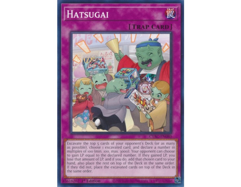 Hatsugai (CYAC-EN080) - 1st Edition