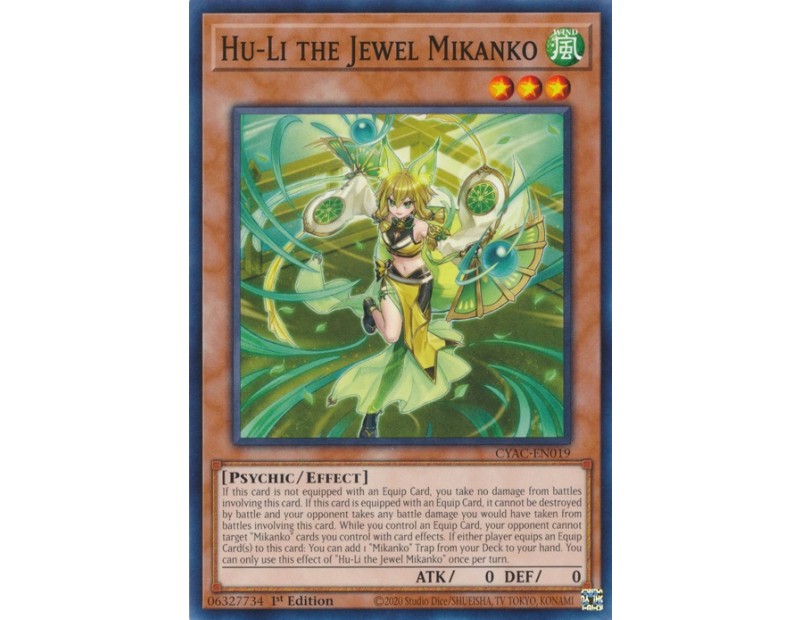 Hu-Li the Jewel Mikanko (CYAC-EN019) - 1st Edition