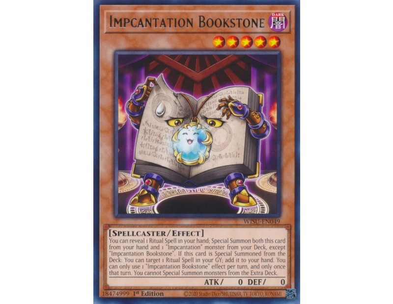 Impcantation Bookstone (WISU-EN049) - 1st Edition
