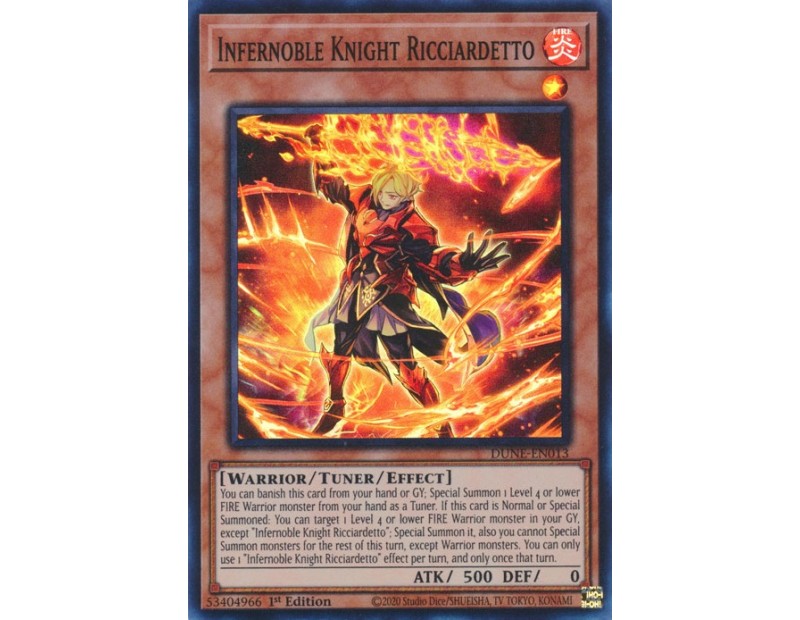 Infernoble Knight Ricciardetto (DUNE-EN013) - 1st Edition