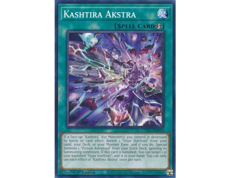 Kashtira Akstra (CYAC-EN055) - 1st Edition