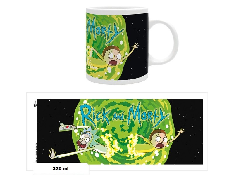 Κούπα Rick & Morty (320ml Κεραμική)
