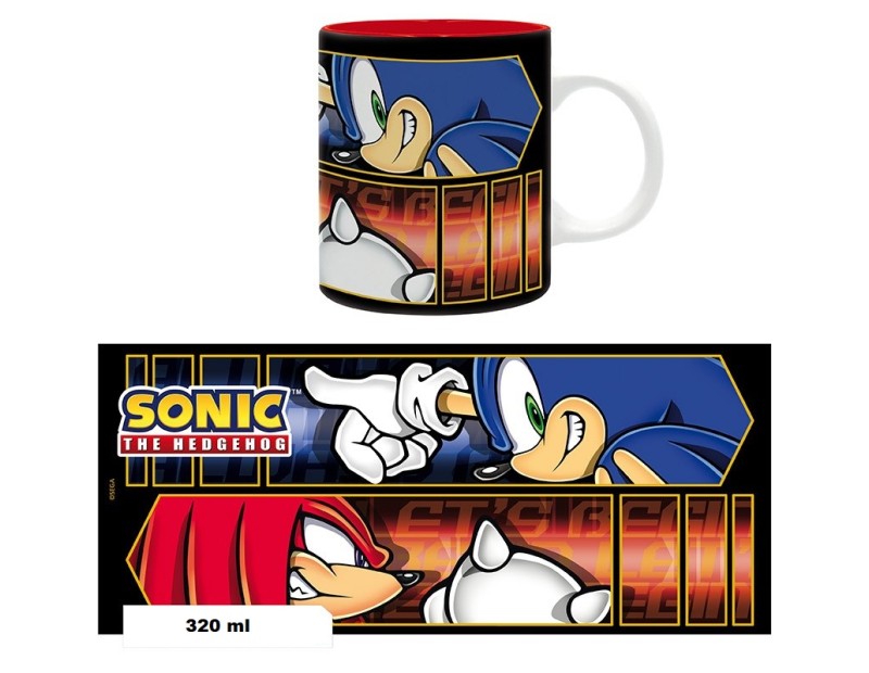 Κούπα Sonic & Knuckles (320ml Κεραμική)