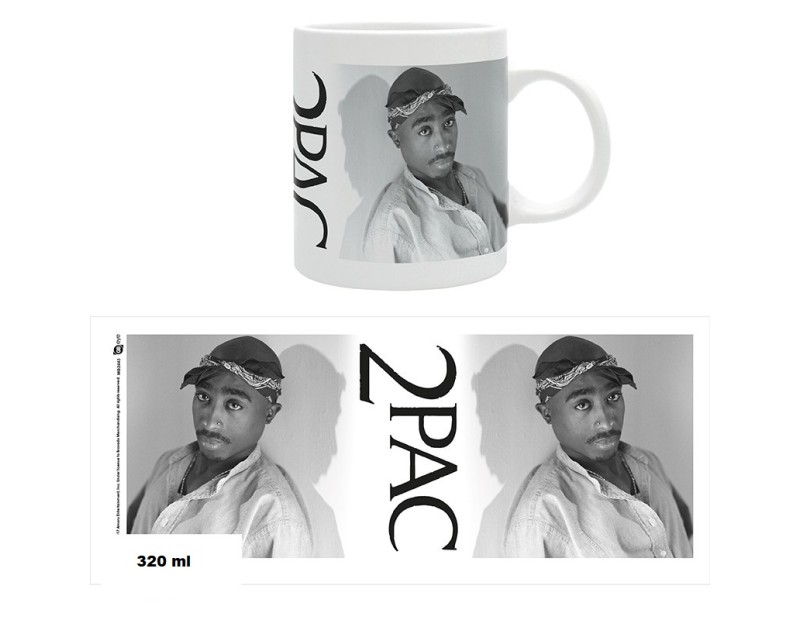 Κούπα Tupac (320ml Κεραμική)