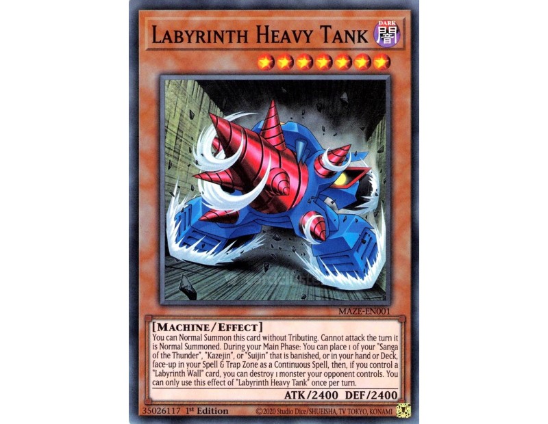 Labyrinth Heavy Tank (MAZE-EN001) - 1st Edition