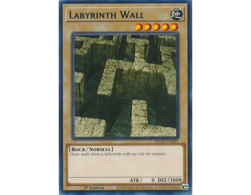 Labyrinth Wall (MAZE-EN031) - 1st Edition