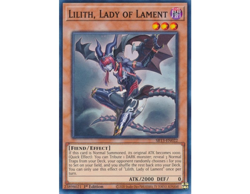 Lilith, Lady of Lament (SR13-EN022) - 1st Edition