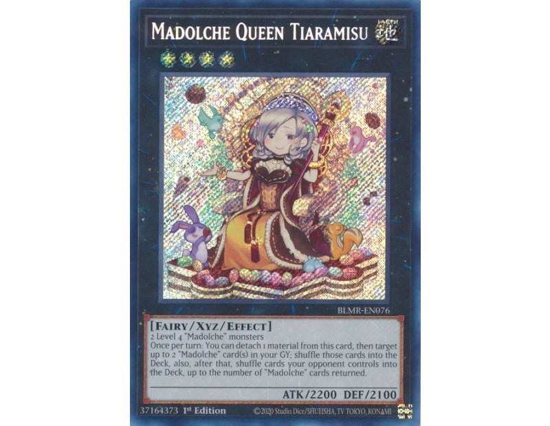 Madolche Queen Tiaramisu (BLMR-EN076) - 1st Edition