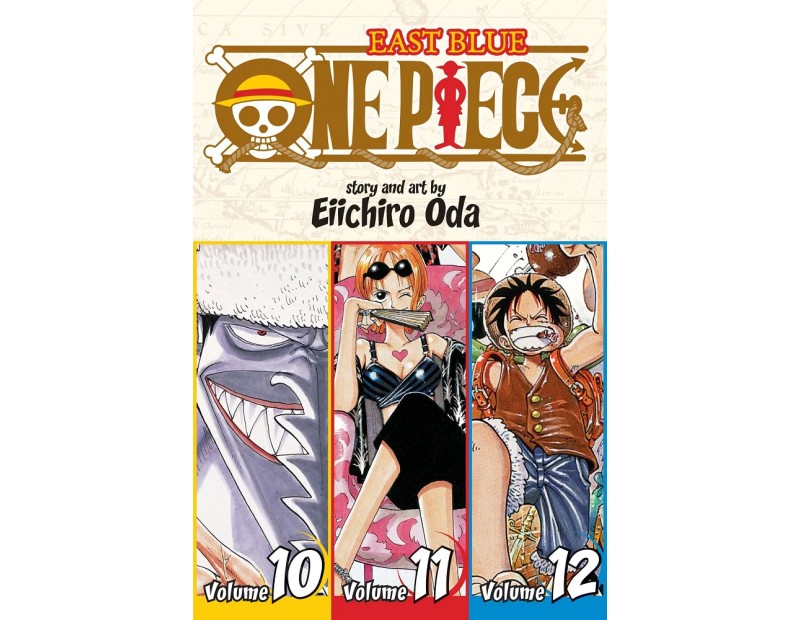 Manga One Piece Τόμοι 10, 11 & 12 (English)