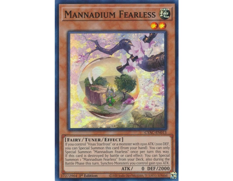 Mannadium Fearless (CYAC-EN013) - 1st Edition
