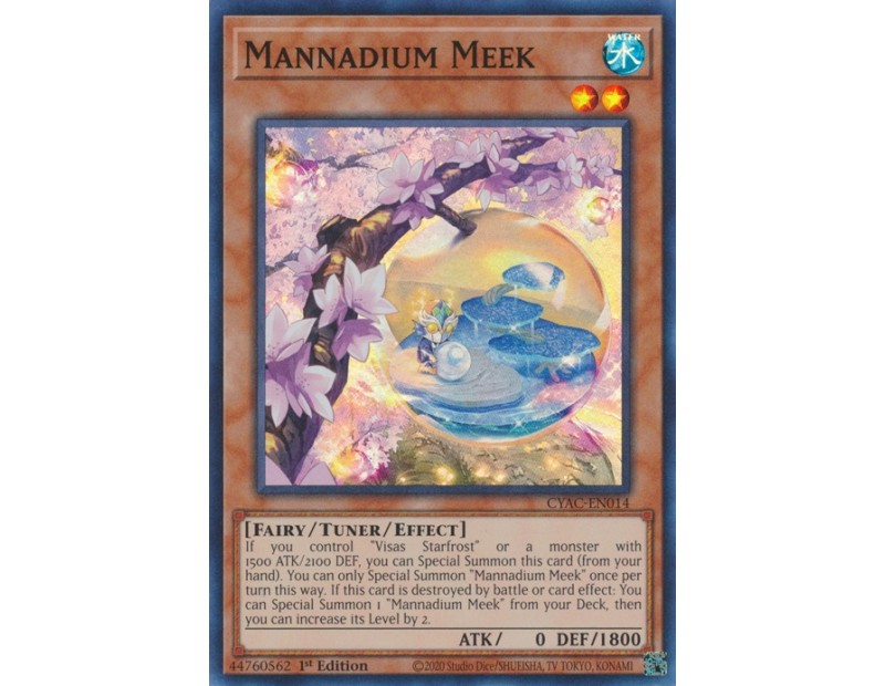 Mannadium Meek (CYAC-EN014) - 1st Edition