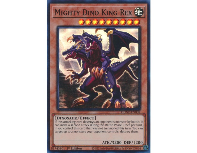 Mighty Dino King Rex (DUNE-EN008) - 1st Edition