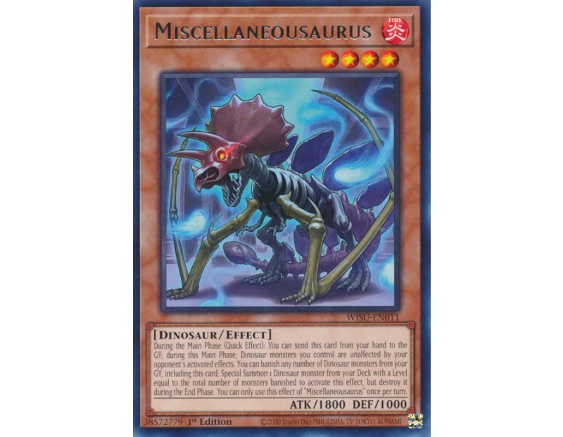 Miscellaneousaurus (WISU-EN011) - 1st Edition