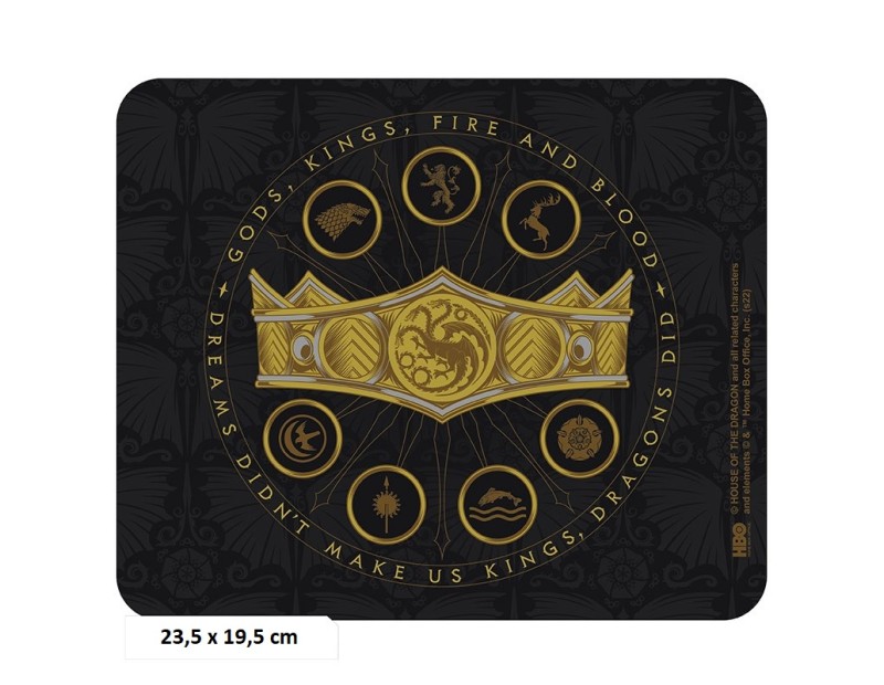 Mousepad Targaryen Crown (Flexible)