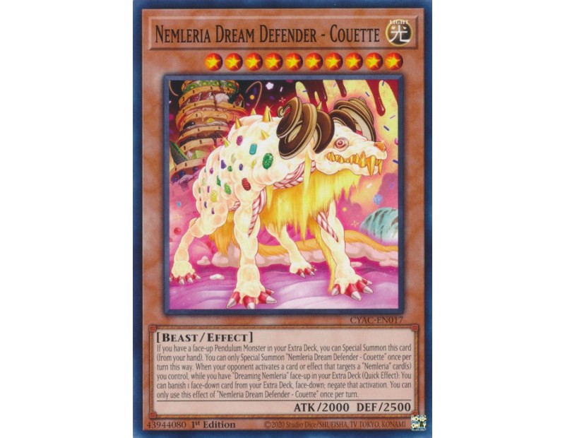 Nemleria Dream Defender - Couette (CYAC-EN017) - 1st Edition