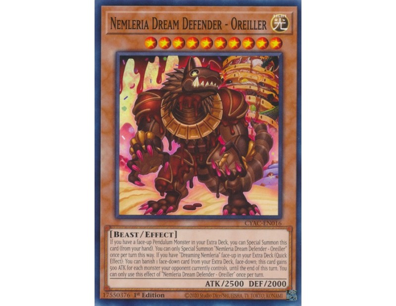 Nemleria Dream Defender - Oreiller (CYAC-EN016) - 1st Edition